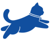 Icon of a cat leaping